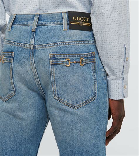 jeans gucci donna leone|gucci straight leg jeans.